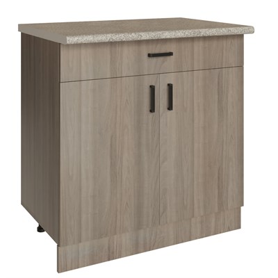 Стол разделочный 80 шимо/ясень светлый (1 ящик), столешница гранит пёстрый 546672