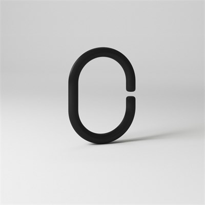 Комплект колец черный RID013P IDDIS (в упак 12шт) 546990