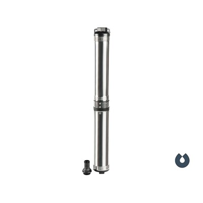 Скважинный насос ЕСО MIDI-4 3,5" (1,1 kВт, до 50л/мин,нап до 113м, эл пров 2 м) UNIPUMP 536324