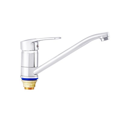 Смеситель для кухни 40к ПРОФСАН ПСМ-425-017 "ПЛЮС" длин. пов. изли, без подводки, п/гайку, ХРОМ 548076