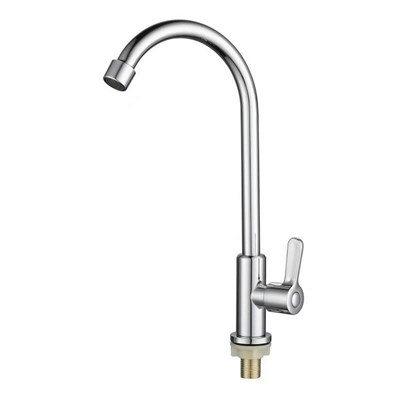 Смеситель для кухни 1/2 кер ПРОФСАН ПСМ-906-008 "КОМПЛЕКТАЦИЯ" НЕРЖ, моно, п/гайку, б/подв. САТИН 548007