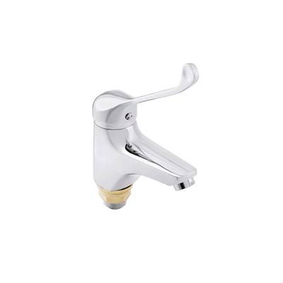 Смеситель для раковины 40к ПРОФСАН ПСМ-740-055 "МЕДИК" п/гайку, без подв. медиц. ХРОМ 548077