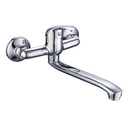 Смеситель для кухни наст. ниж. 35к ПРОФСАН ПСМ-104-10 "КОМПЛЕКТАЦИЯ"  эксцентрики "ЕВРО", ХРОМ 548163