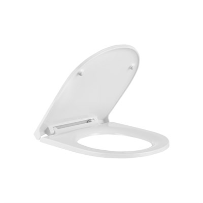 Сиденье для унитаза Best белое дюр.нерж.кр. "Best/Аттика" (Sanita/Sanita Lux) 548131