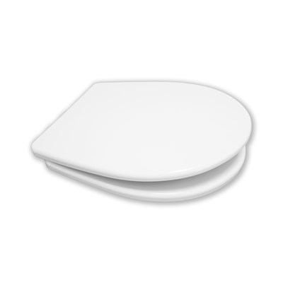 Сиденье для унитаза Venere New белое дюр.нерж.кр.м/лифт, съем "Анимо" (SANTEK) 548151