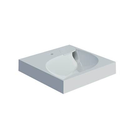 Раковина над стиральной машиной "List-60*60" ш*г, с кронштейнами  (Madera) 548293