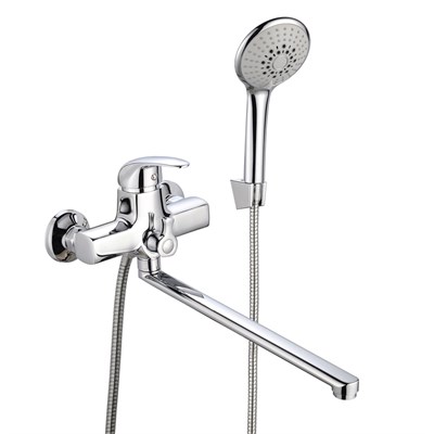 Смеситель для ванны и раковины 40к ПРОФСАН ПСМ-777-037 "ПЛЮС" эксцентрики "ЕВРО",  ХРОМ 548177