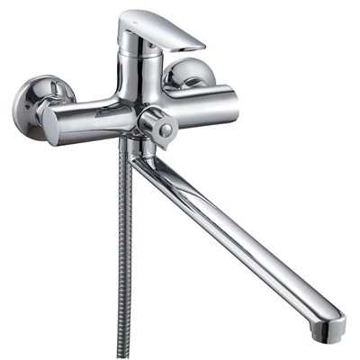 Смеситель для ванны и раковины 35к ПРОФСАН ПСМ-200-2 "200", эксцентрики "ЕВРО", ХРОМ 548432