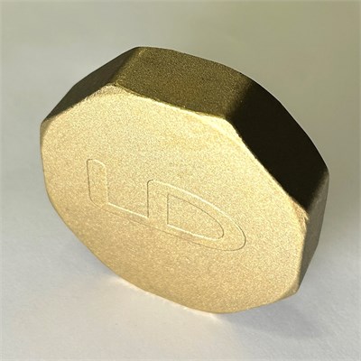 Заглушка В 2" латунь 879261