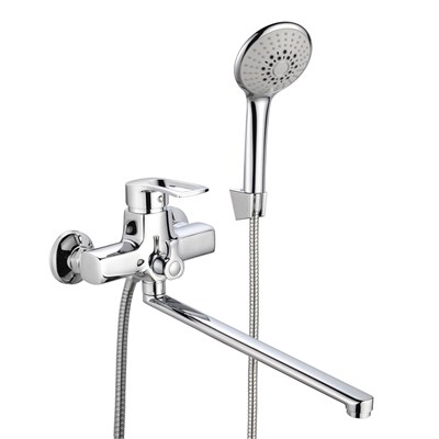 Смеситель для ванны и раковины 40к ПРОФСАН ПСМ-777-017 "ПЛЮС"  эксцентрики "ЕВРО",  ХРОМ 548175