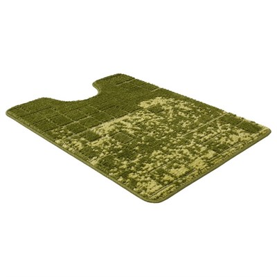 Коврик д/туалета Shahintex Vintage  60*80 зеленый (01) 548798