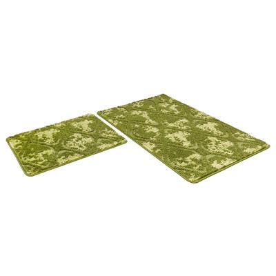 Набор ковриков д/ванной Shahintex Vintage  60*100+60*50 зеленый (02) 548814