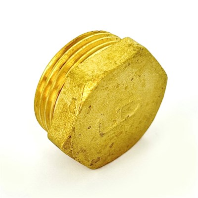 Заглушка Н 1" латунь 861788