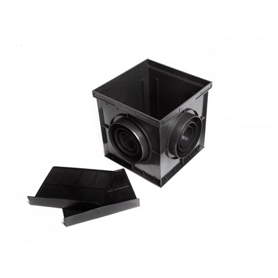 Дождеприемник пластиковый (2 перегородки)  200*200*197 B125 (4200) 549125