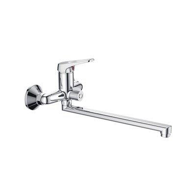 Смеситель для ванны и раковины 35к CN2213 CRON L-излив 300мм, ХРОМ 549334