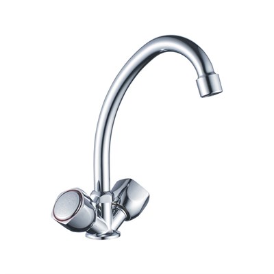 Смеситель для кухни 1/2 кер CN4009 CRON высокий пов. излив,  ХРОМ 549368