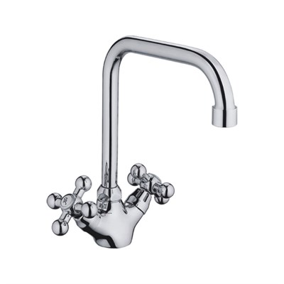 Смеситель для кухни 1/2 кер CN4019 CRON высокий пов. излив, ХРОМ 549350