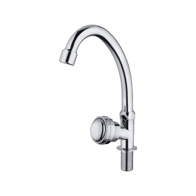 Смеситель для кухни 1/2 кер CN4195 CRON МОНО, п/гайку, ХРОМ 540431