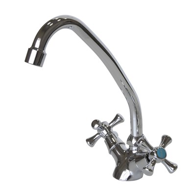 Смеситель для кухни 1/2 кер CN4242 CRON высокий пов. излив, ХРОМ 549362