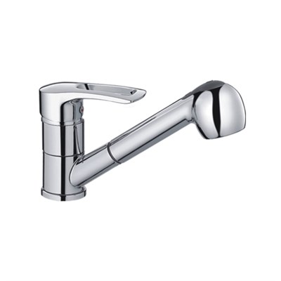 Смеситель для кухни 40к CN4766 CRON с выдвигающейся лейкой, ХРОМ 549311