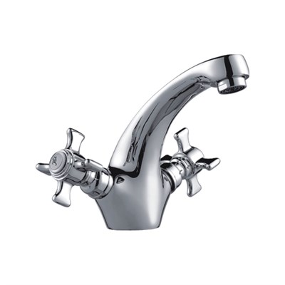 Смеситель для раковины 1/2 кер CN1024 CRON литой, ХРОМ 549356