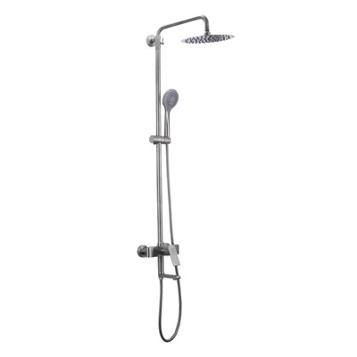 Душевая система 35к G2499-20 GAPPO нерж. сталь, лейка "Тропический душ", САТИН 549474