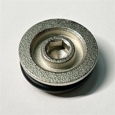 Заглушка Н 3/4" с прокладкой O-RING, никелированная 876216