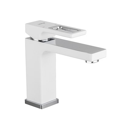 Смеситель для раковины 35к G1017-1 GAPPO литой, с гигиенической лейкой, БЕЛЫЙ-хром 549393