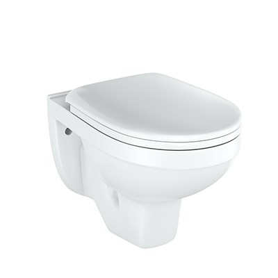 Унитаз подвесной "Рио Люкс" сиденье полип.микролифт белый (Rosa) 549621