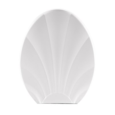 Сиденье для унитаза "Ракушка" белая Росспласт 550454