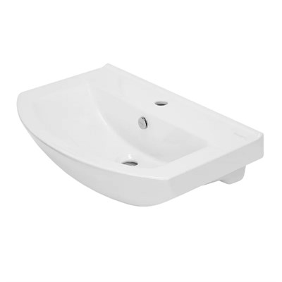 Раковина накладная "Best-65" белая, без кроншт (Sanita Luxe) (WB.FN/Best/65-C/WHT) 550253