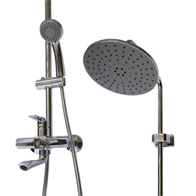 Душевая система Glauf GOB16-A134 (смеситель35К +лейка 1 поз.+душ.шланг+тропич.душ.) 550732