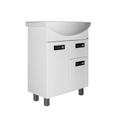 Тумба д/ванной "АЛЬФА-65" под раковину Best-65 (Sanita Lux) (ПВХ) 550330