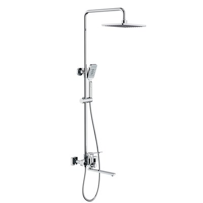 Душевая система 35k F2461 FRAP лейка "Тропич. душ" (квадрат, хром, латунь) 550850