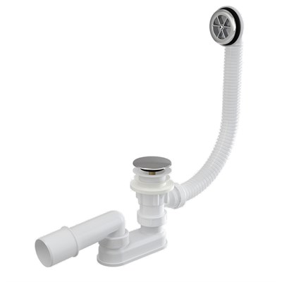 Обвязка для ванны 57 см click/clack хромирован.пластик A505CRM/AG210132160 Alcadrain 550941