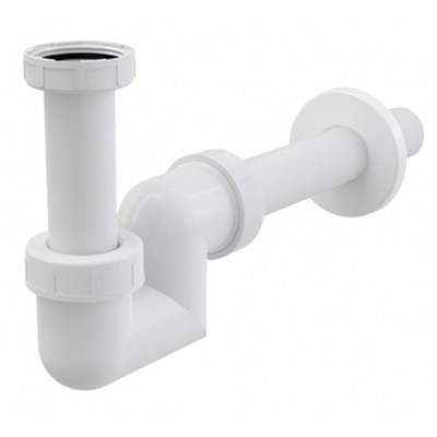 Сифон для умывальника и биде 1 1/4*432  A45F-DN32/AG210902132 с трубой 32*32 Alcaplast/Alcadrain 550990