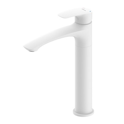 Смеситель для раковины 35к Milardo RORWT01M01 "Rora" литой излив, п/гайку, БЕЛЫЙ матовый 550832