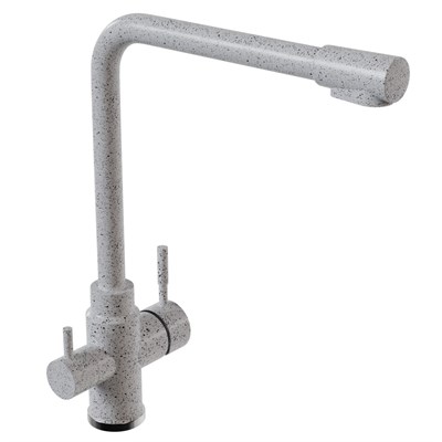 Смеситель для кухни 35к MIXLINE ML-GS13 (310) серый с вых. для питьевого фильтра 550669