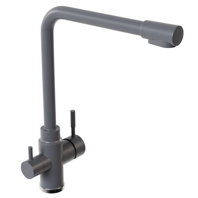 Смеситель для кухни 35к MIXLINE ML-GS13 (342) графит с вых. для питьевого фильтра 550673