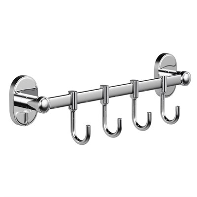 Планка 4 крючков (двиг) HB1915-4 HAIBA 539835