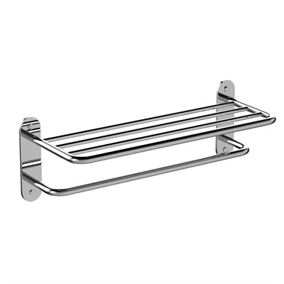 Полка для полотенец с полотенцедержателем HB804 HAIBA 541562
