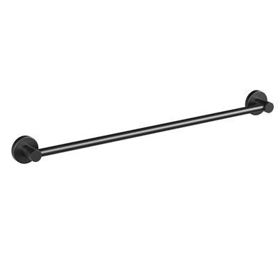 Полотенцедержатель одинарный 60см ЧЕРНЫЙ HB8701 HAIBA 550597