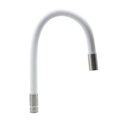 Излив для см кухня ГИБКИЙ белый (для смесителей MIXLINE MLSS-0325) 551304