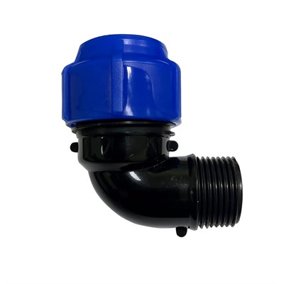 Отвод ПЭ с наруж. труб. резьбой 20х3/4" (обж.)  SPEKTR 551285