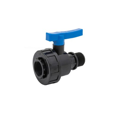 Кран шаровой нар/вн 1" - 1" ПЭ PN16 ТПК-АКВА 551359