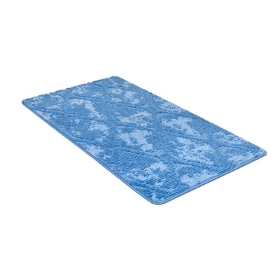 Коврик д/ванной Shahintex Vintage  60*100 синий (02) 552131