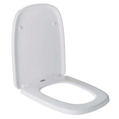 Сиденье для унитаза  WAVE STONE дюропласт, микролифт БЕЛЫЙ глянец 551226