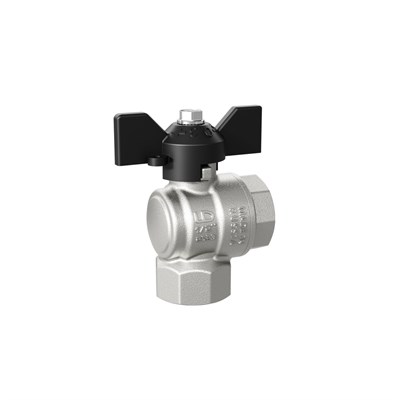 Кран угловой шаровой 1/2'' - 1/2'' вн/вн бабочка LD PRIDE 552305