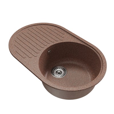 Мойка ML-GM16 КОМФОРТ овальная с крылом, терракотовая (307), 730*460*180мм 551925