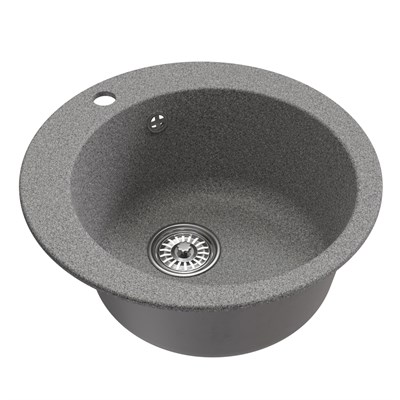 Мойкa ML-GM13 КОМФОРТ круглая, темно-серая (309), 495мм (глуб. чаши 200) 551891